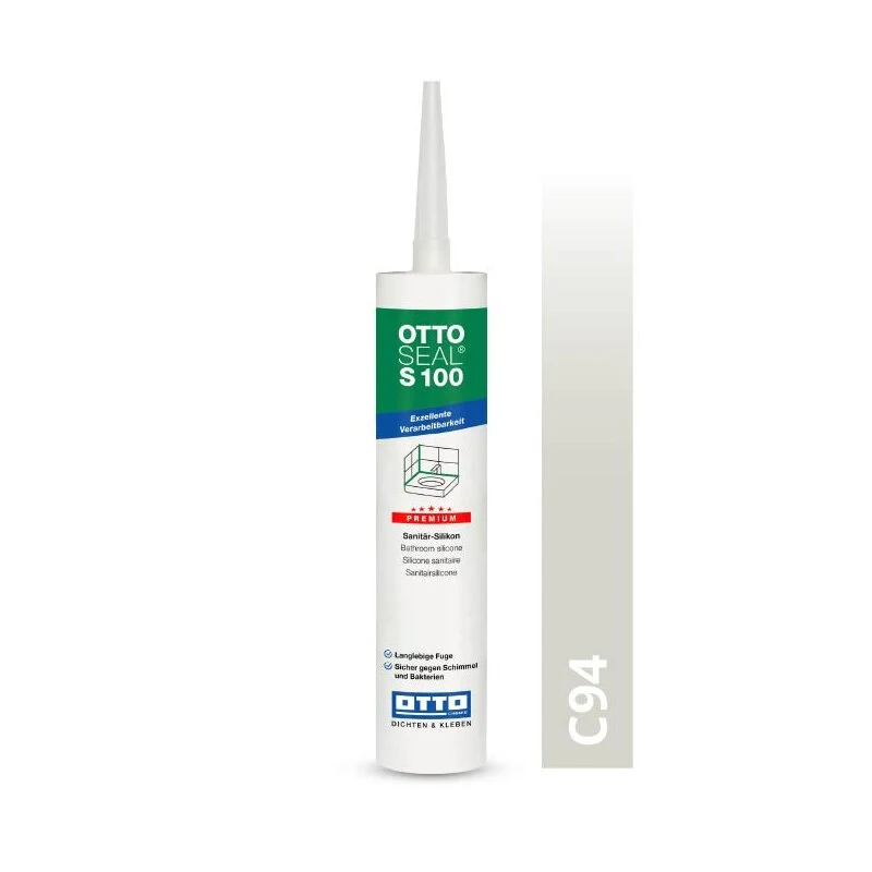 OTTOSEAL S100 Sanitärsilikon C94 silbergrau 300 ml – Produktabbildung