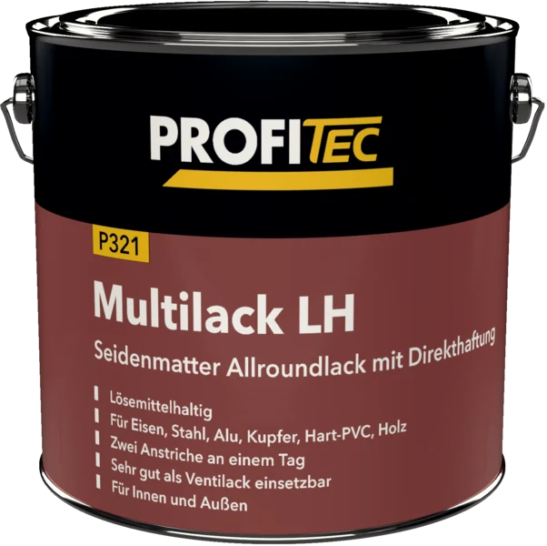 ProfiTec P321 Topdeck Multilack weiß seidenmatt 2,5 L – Serienabbildung · Gebinde/Ausführung kann abweichen