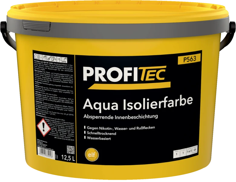 ProfiTec P563 Aqua Isolierfarbe matt 12,5 L – Serienabbildung · Gebinde/Ausführung kann abweichen