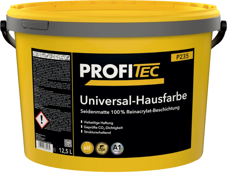 ProfiTec P235 Universal-Hausfarbe weiß 12,5 L – Serienabbildung · Gebinde/Ausführung kann abweichen