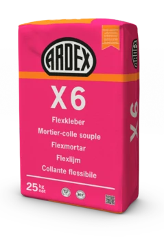 Ardex X 6 Dünnbettmörtel 25 kg – Produktabbildung