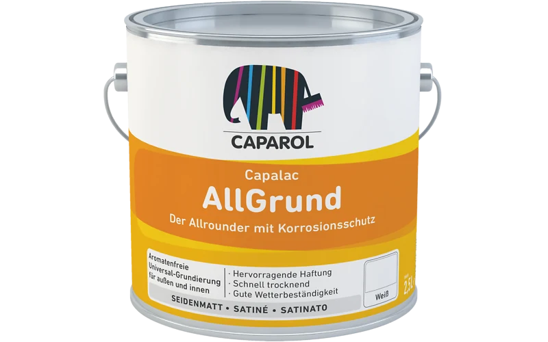 Caparol Capalac AllGrund weiß 2,5 L – Serienabbildung · Gebinde/Ausführung kann abweichen